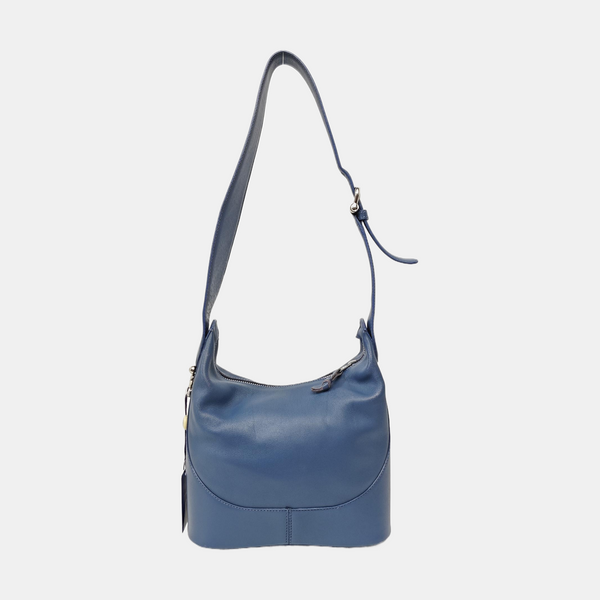 Calfskin Shoulder Bag Blue