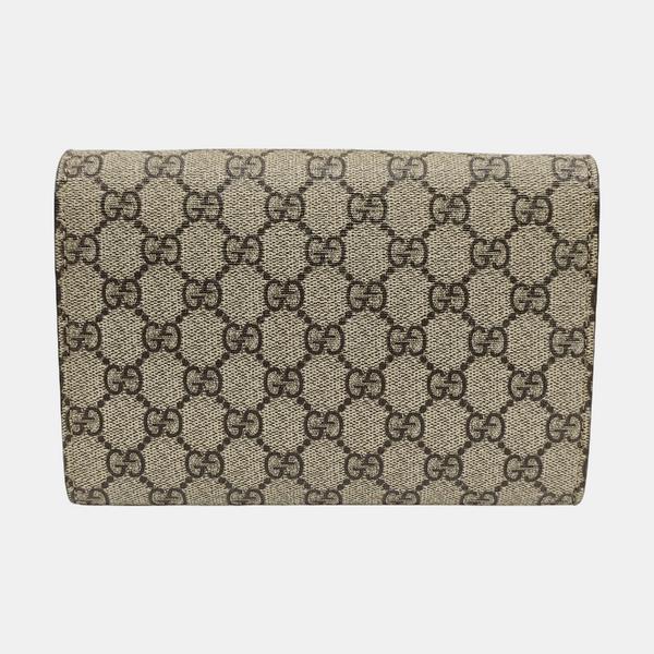 Dionysus Mini Monogram Coated Canvas Beige