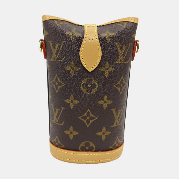 FOLD ME Monogram Coated Canvas Brown