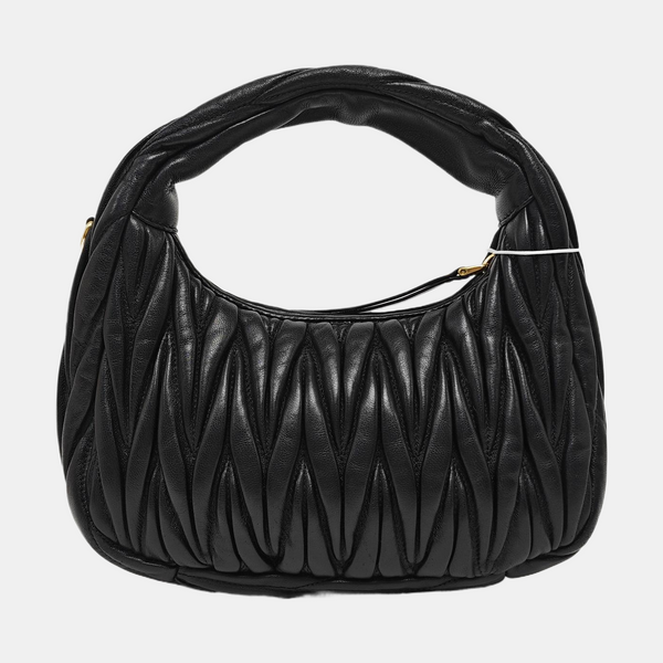 Wander Matelassé Small Quilted Lambskin Black