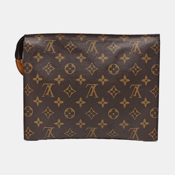 TOILET POCKET 26 Monogram Coated Canvas Brown