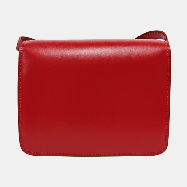 Authenticated pre-owned CLASSIC BOX Mini Calfskin Red - Shoulder Bag at Looply