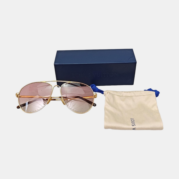 Metal Sunglasses Red