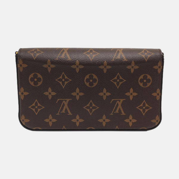 FÉLICIE Monogram Coated Canvas Brown