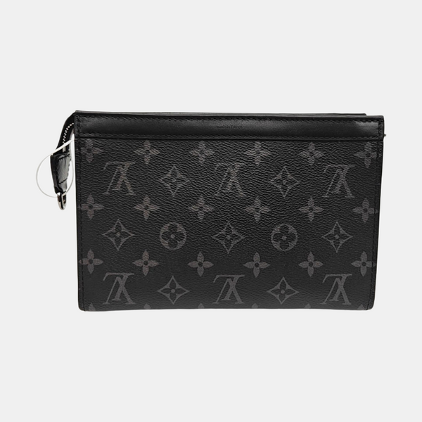 GASTON Monogram Coated Canvas Black