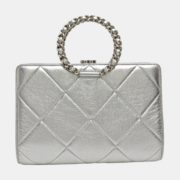 IN THE LOOP Quilted Lambskin Silver