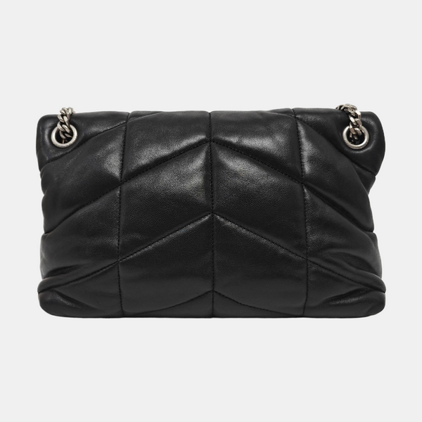 PUFFER Small Quilted Lambskin Black