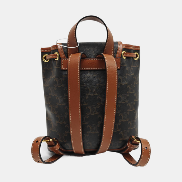 TRIOMPHE Mini Coated Canvas Brown