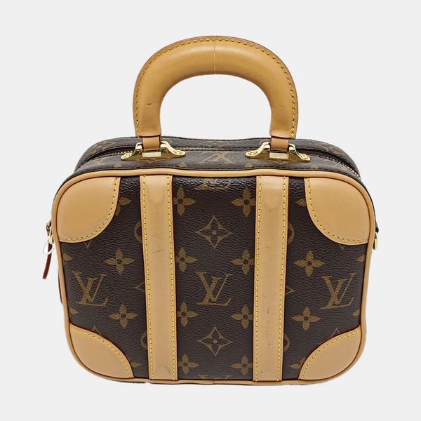 LUGGAGE Monogram Coated Canvas Brown