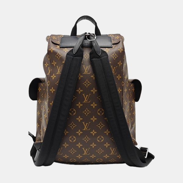 CHRISTOPHER PM Monogram Coated Canvas Brown