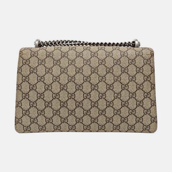 Dionysus Small Monogram Coated Canvas Black