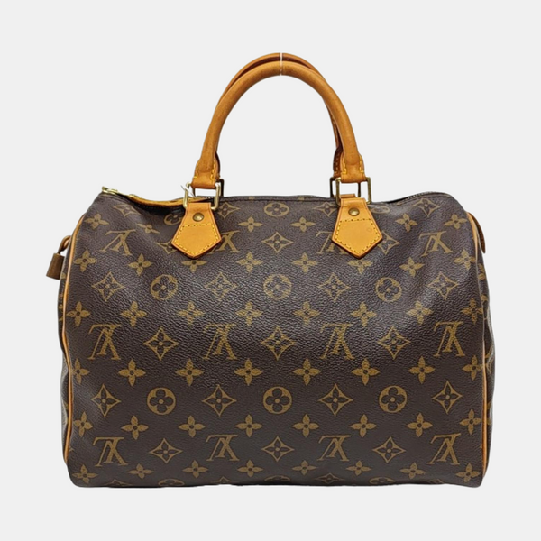 SPEEDY 30 Monogram Coated Canvas Brown