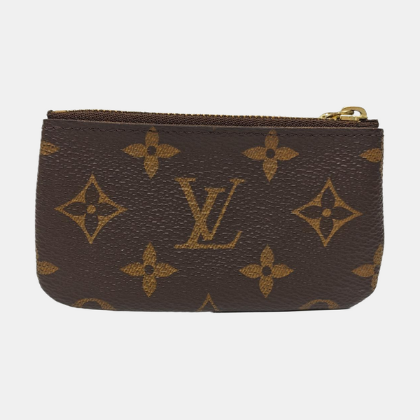 Monogram Coated Canvas Card Holder Brown
