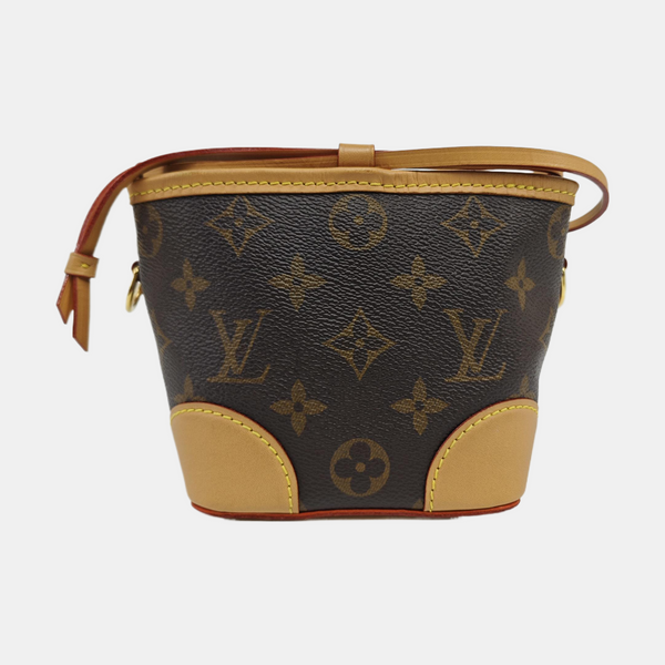 NOÉ Mini Monogram Coated Canvas Brown