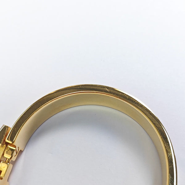 Clic H Metal Gold Bangle