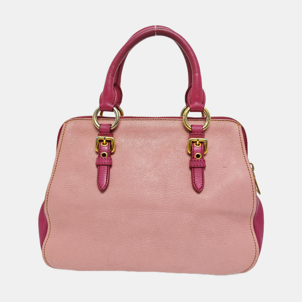 Calfskin Tote Bag Pink