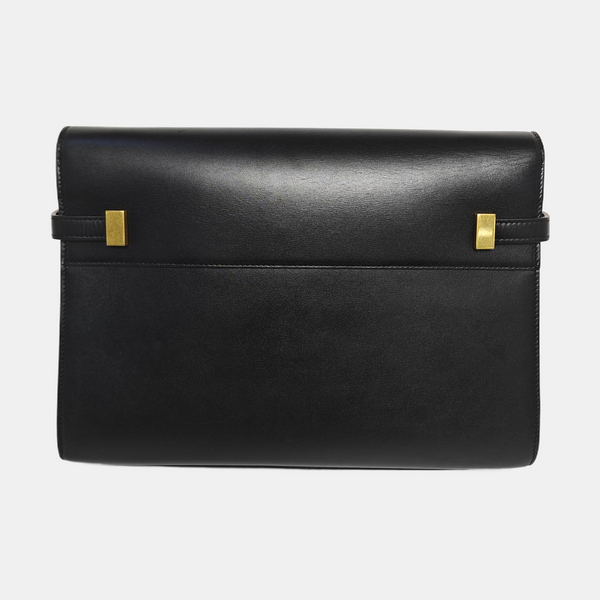 MANHATTAN Medium Calfskin Black