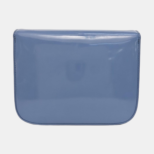 Authenticated pre-owned CLASSIC BOX Medium Calfskin Blue - Shoulder Bag at Looply