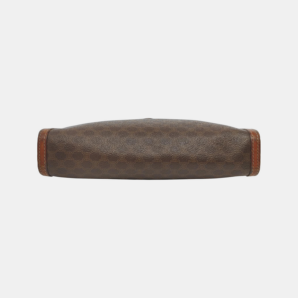 MACADAM CLUTCHES Coated Canvas Brown