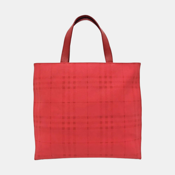 Special Material Top Handle Bag Red