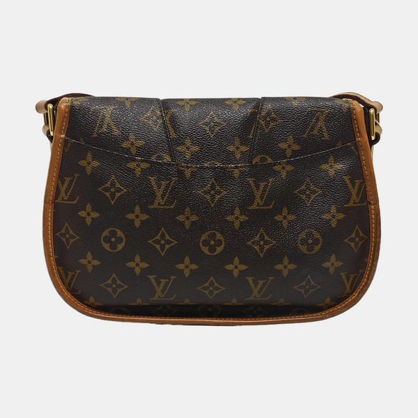 MENILMONTANT PM Monogram Coated Canvas Brown