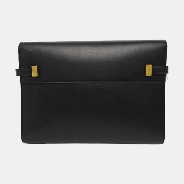 MANHATTAN Medium Calfskin Black