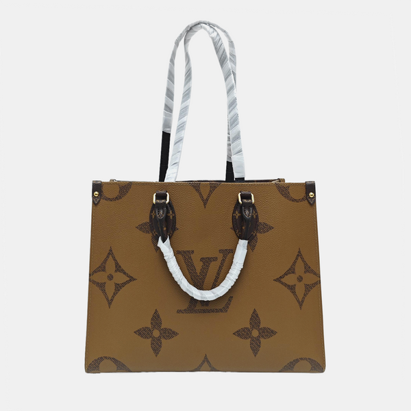 ONTHEGO MM Monogram Coated Canvas Brown