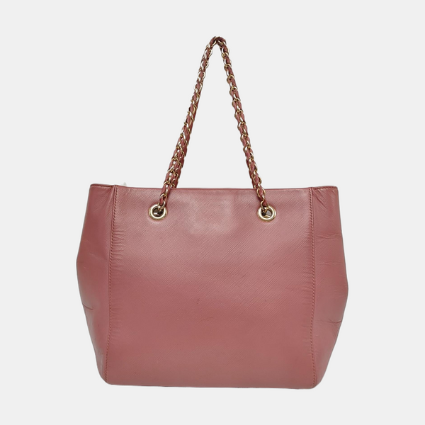 Calfskin Tote Bag Red