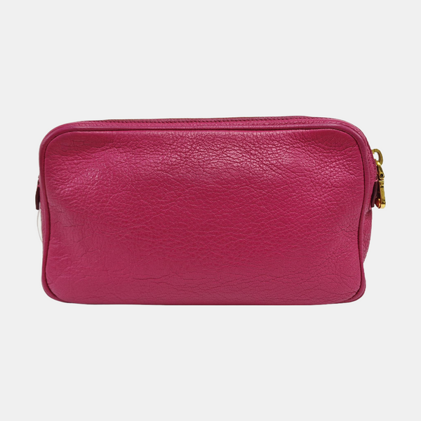 Calfskin Shoulder Bag Red