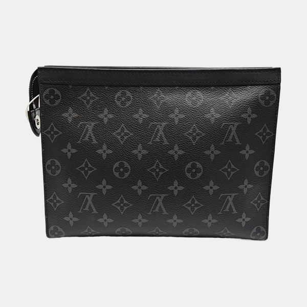 Pochette Voyag MM Monogram Coated Canvas Black
