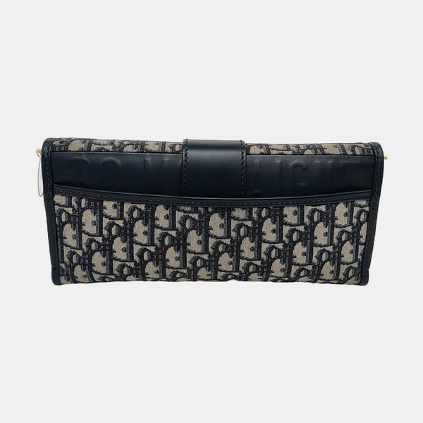 30 Montaigne Oblique Canvas Blue