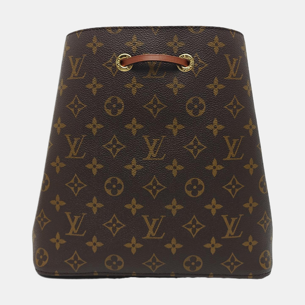 NÉONOÉ MM Monogram Coated Canvas Brown