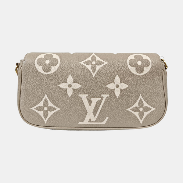 IVY Monogram Calfskin Gray