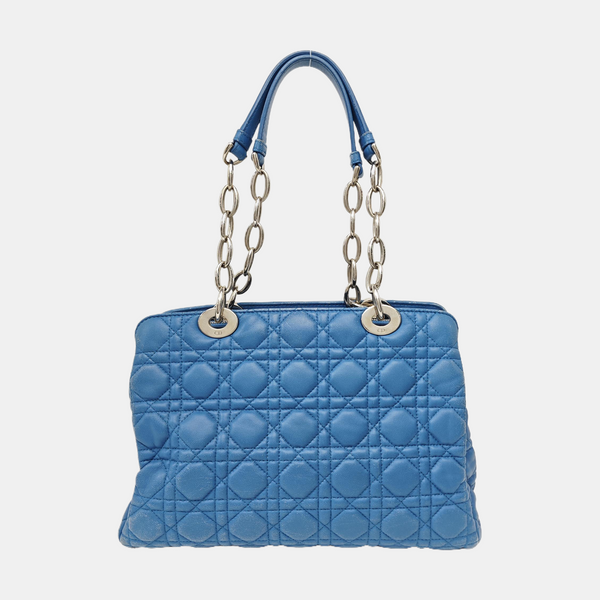 Dior Soft Cannage Calfskin Blue