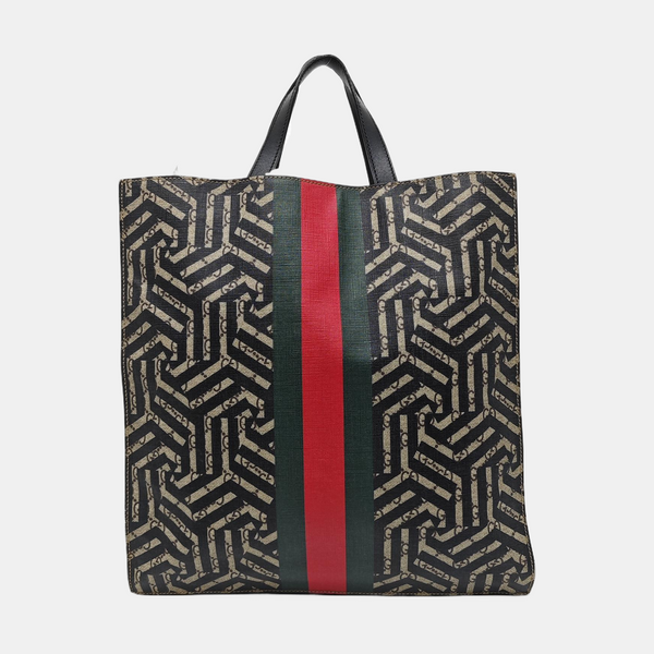 Monogram Coated Canvas Tote Bag Multicolor