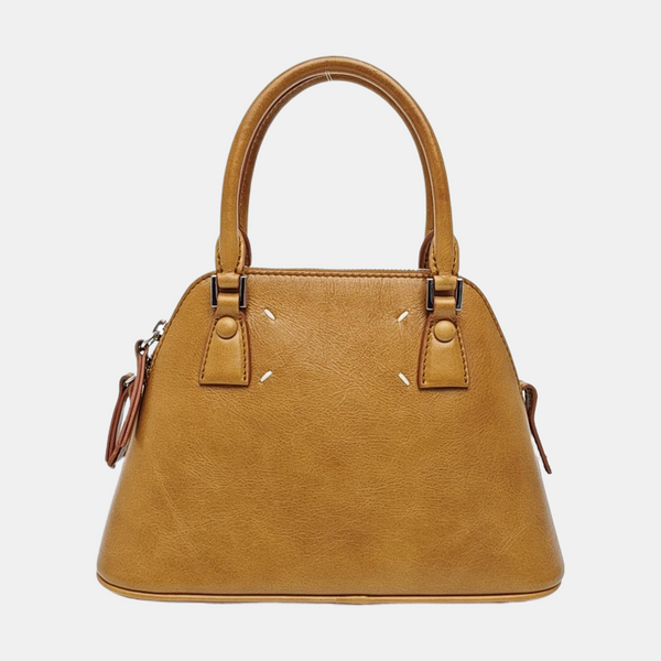 Calfskin Shoulder Bag Brown