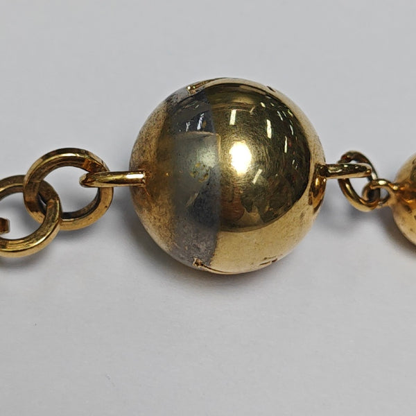 Metal Bag Charm Gold
