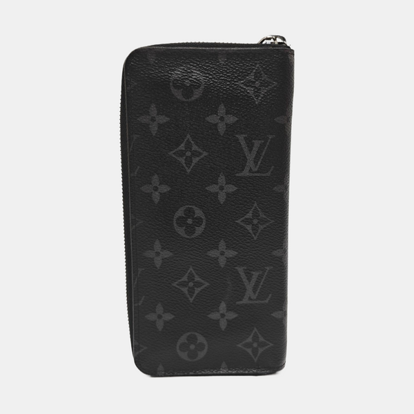 CLÉMENCE Monogram Coated Canvas Gray Wallet