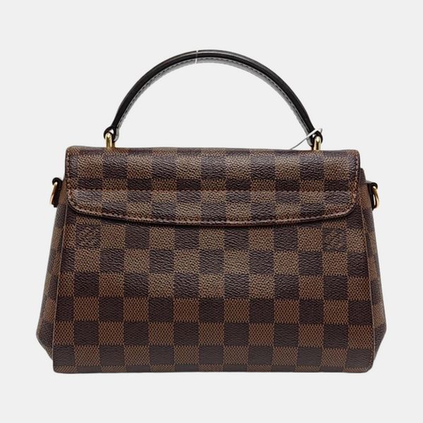 CROISETTE Damier Ebene Coated Canvas Brown