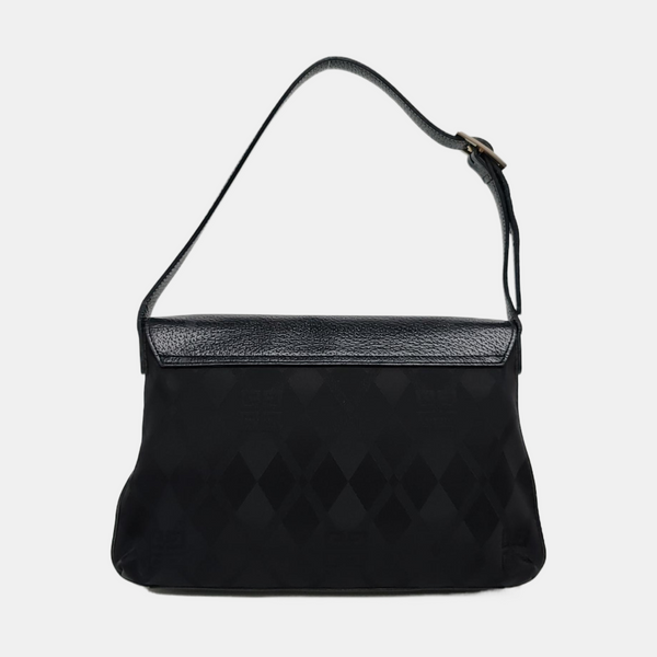 Nylon Shoulder Bag Black