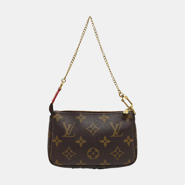 ACCESSOIRES Mini Monogram Coated Canvas Brown