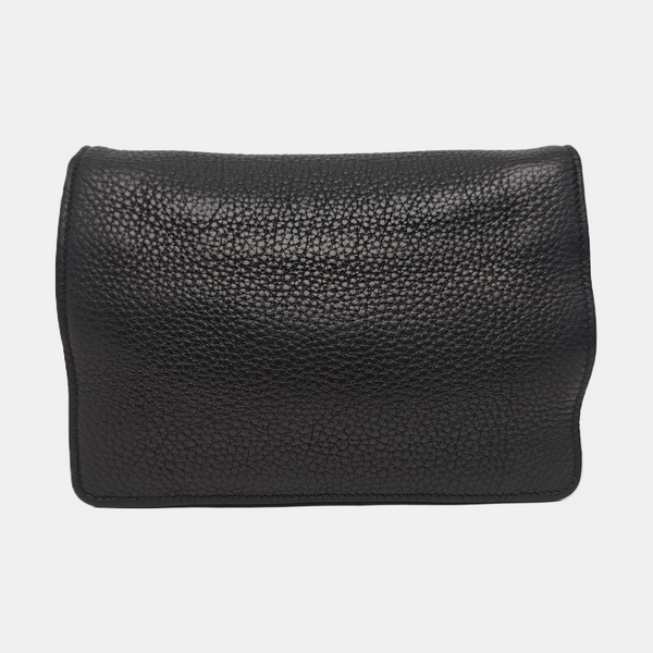 Calfskin Shoulder Bag Black