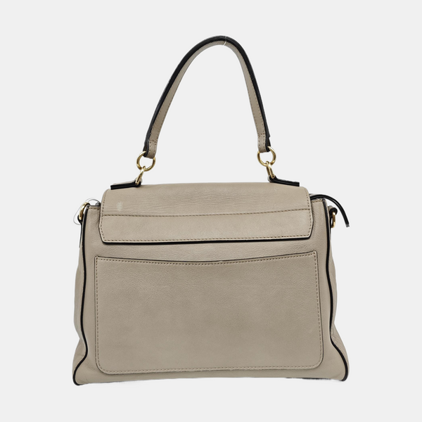 Faye Medium Calfskin Gray