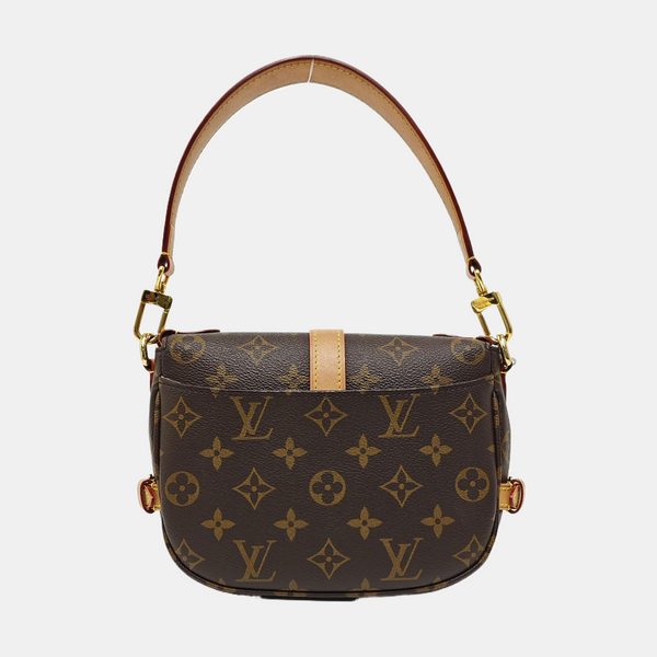 SAUMUR BB Monogram Coated Canvas Brown