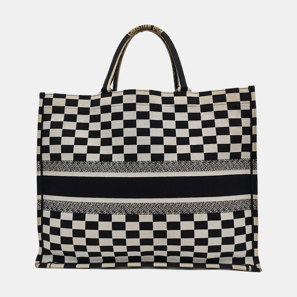 Book Tote Large Canvas Black