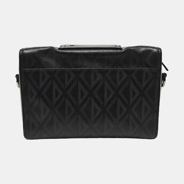 Lingot Oblique Coated Canvas Black