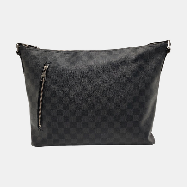 Damier Graphite Coated Canvas Crossbody Bag Gray