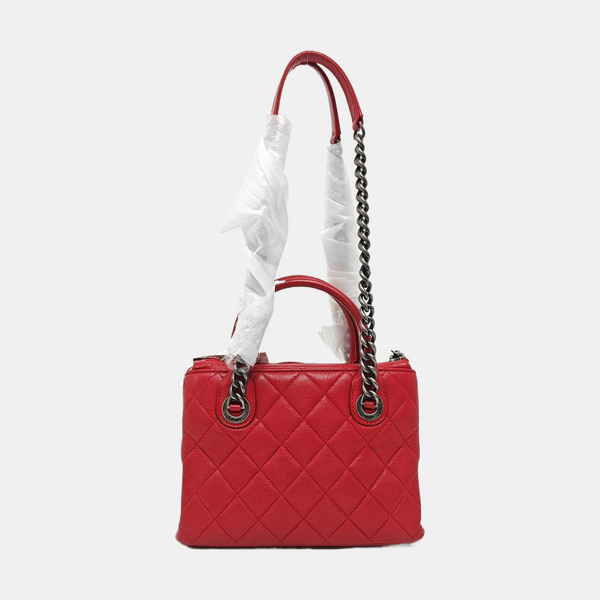 Quilted Lambskin Red