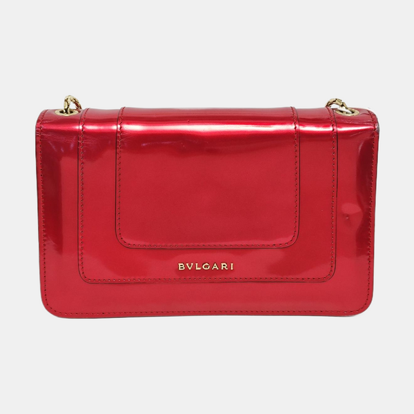 SERPENTI FOREVER Small Patent Leather Red