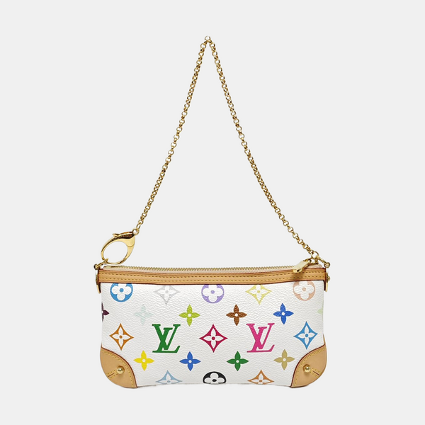 LV × TM VINTAGE MILLA Monogram Coated Canvas White